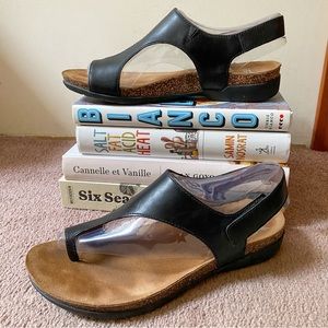Dansko Reece Sandal Black Leather Women’s 38